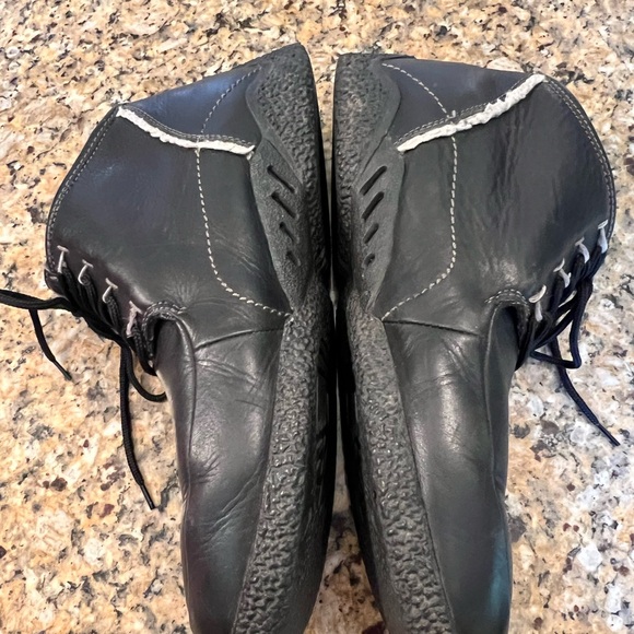Timberland Men’s vintage‎ Leather Black Moc Boot Shoe Size 12